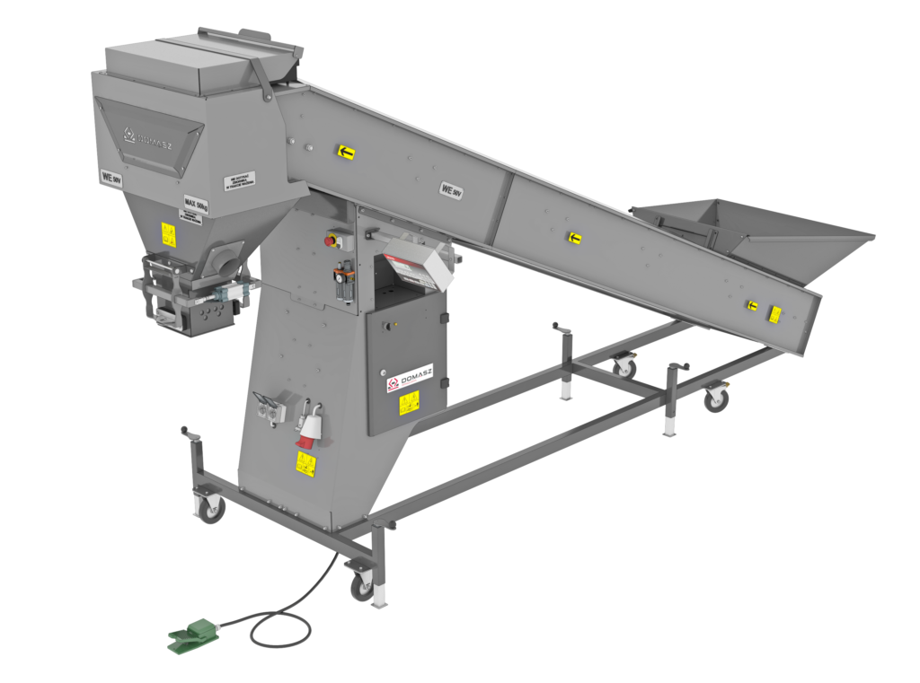 Wagoworkownica do materiałów sypkich WE-50 V